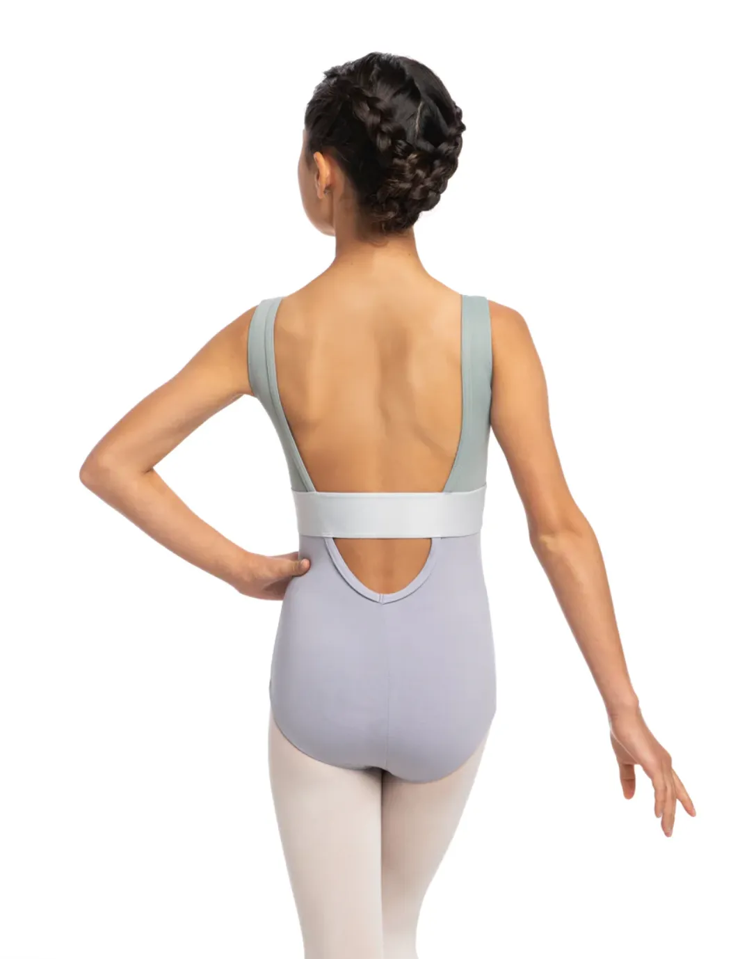 Ainsliewear | Children's Manon Leotard | Sage   Cloud