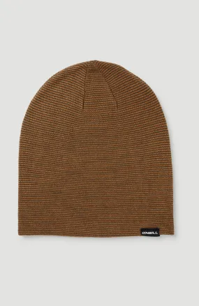 All Year Beanie | Rich Caramel Colour block