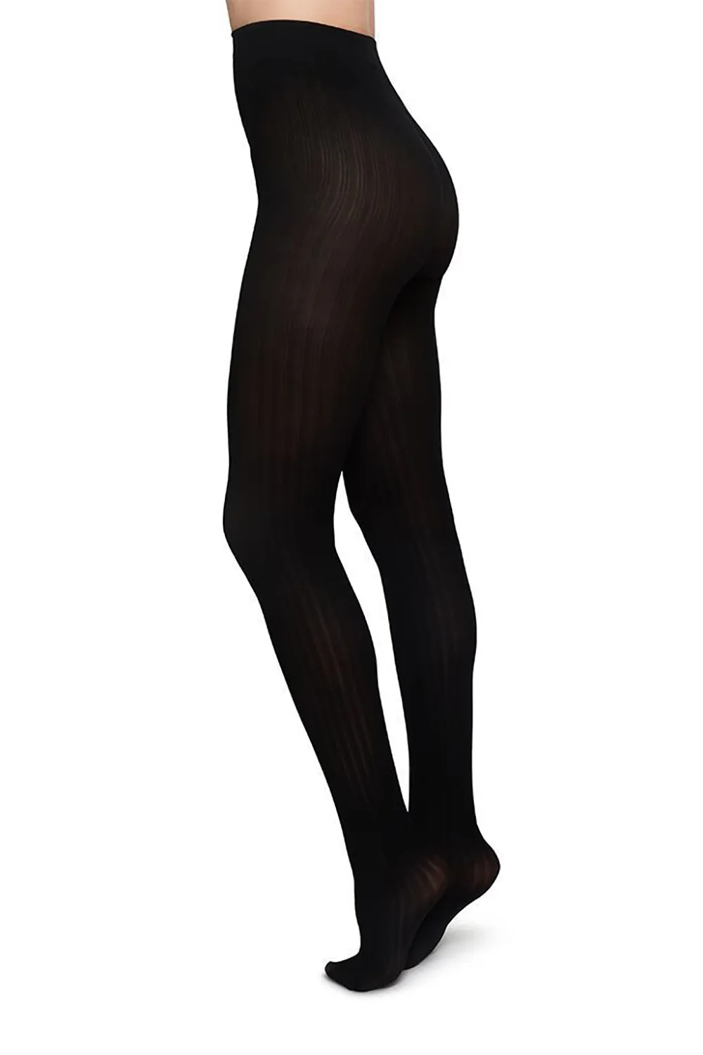 alma rib tights black