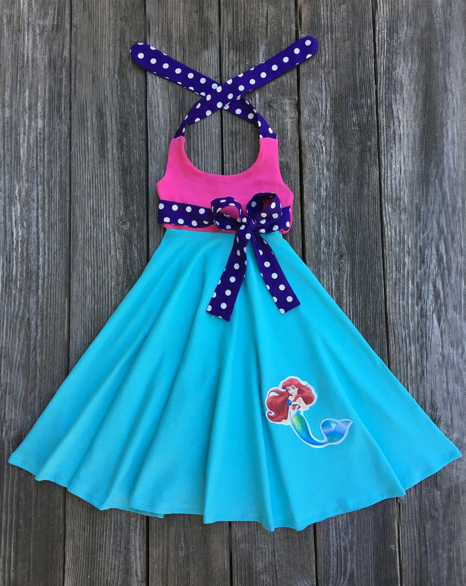 Ariel The Little Mermaid Costume Dress