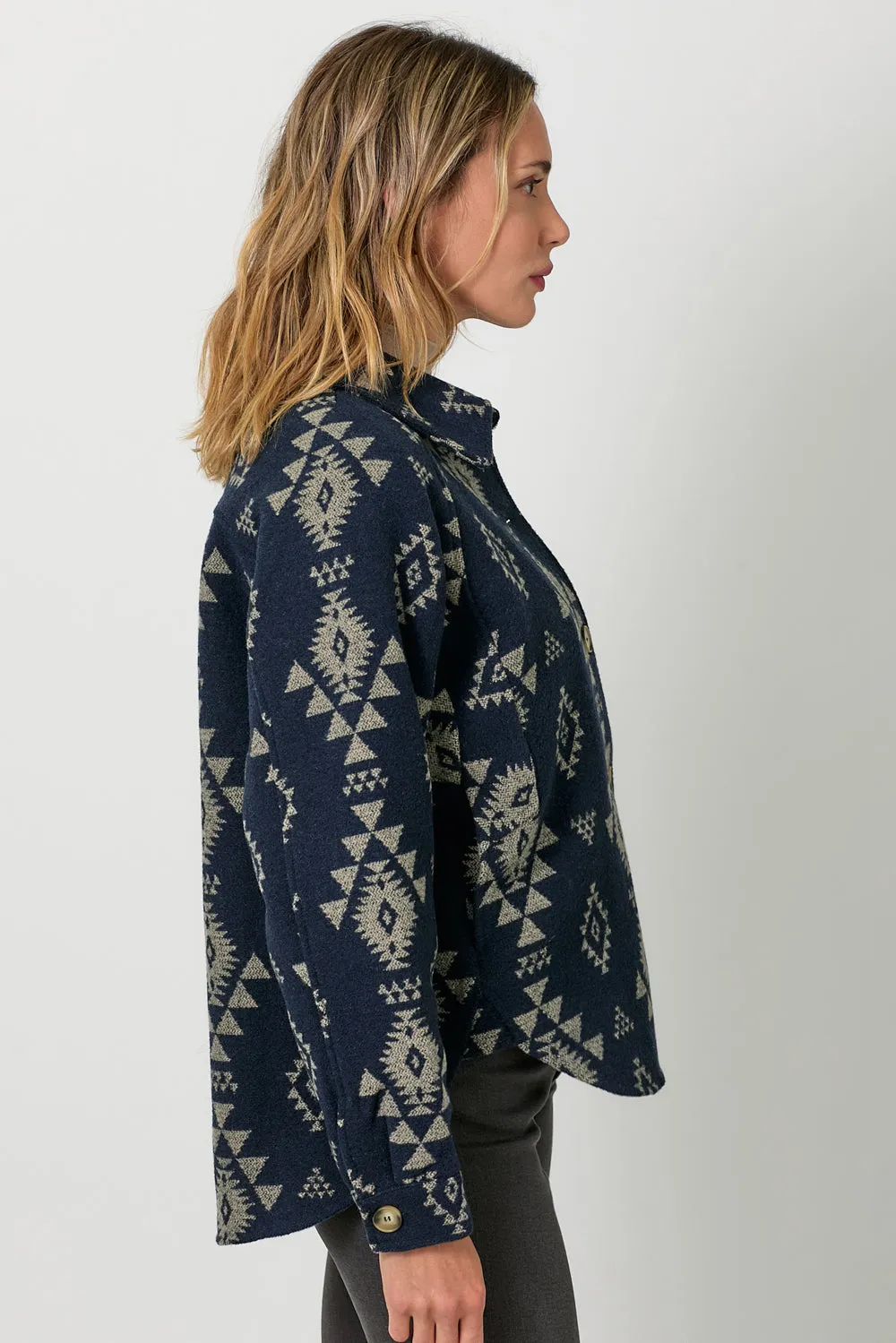 Aztec Button Down Shacket