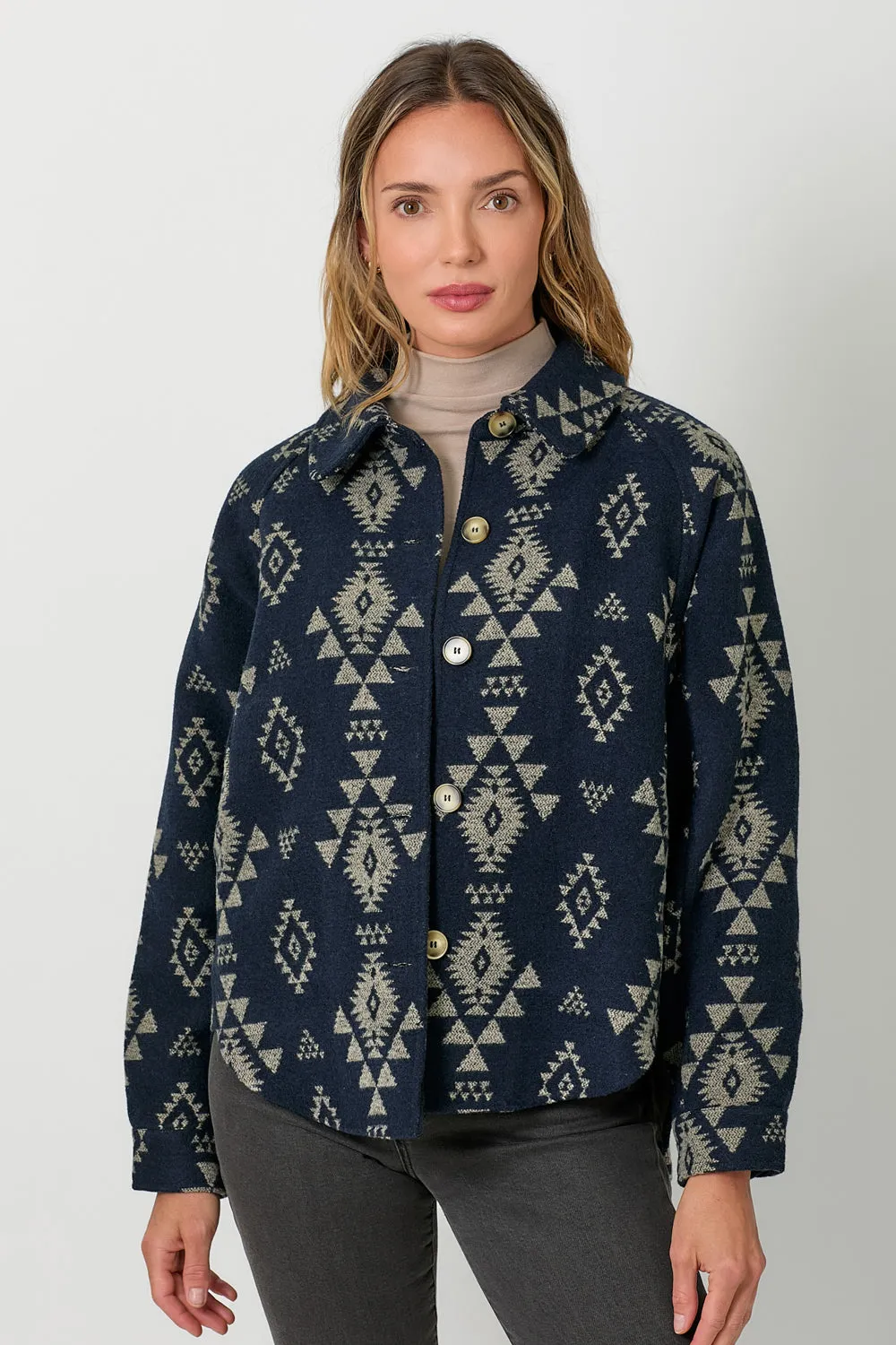 Aztec Button Down Shacket