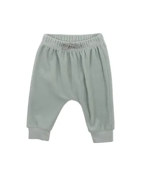 Bebe Atlas Velour Pants - Sage (Size 000-2)