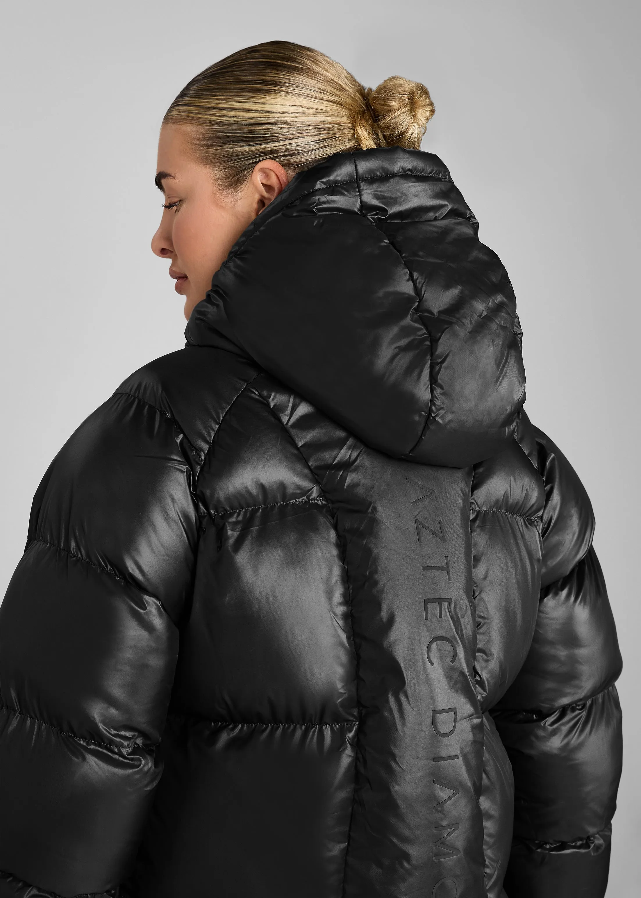 Black Heavy Quilted Puffer