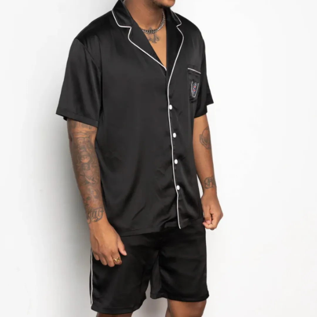 Black Star Status Diddy Shirt and Shorts Set