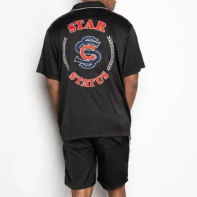 Black Star Status Diddy Shirt and Shorts Set