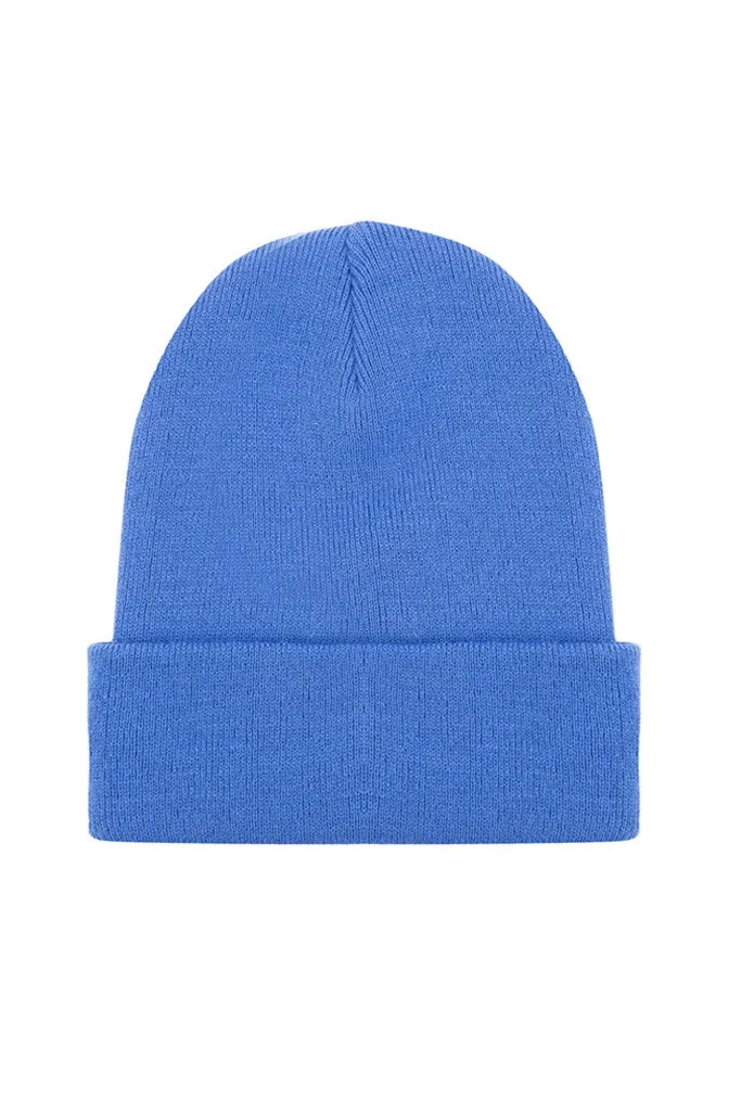 Blue Beanie Hat - A Little Bit Racey