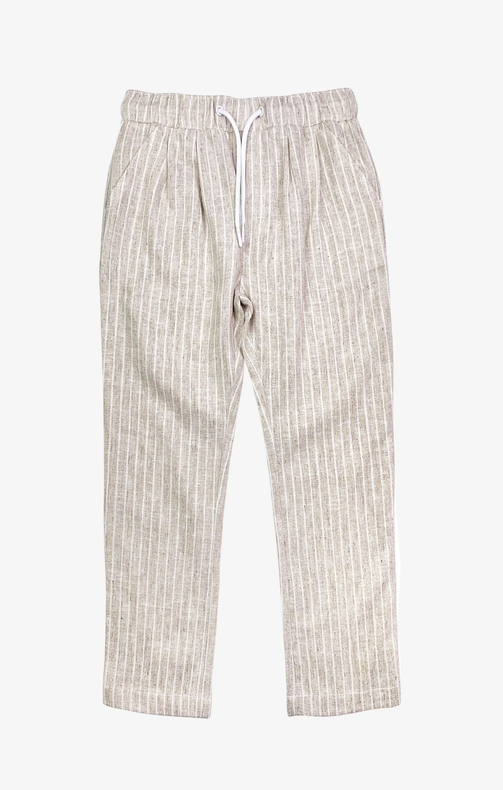 Boys Bottoms | Resort Pant in Sand Stripe | Appaman