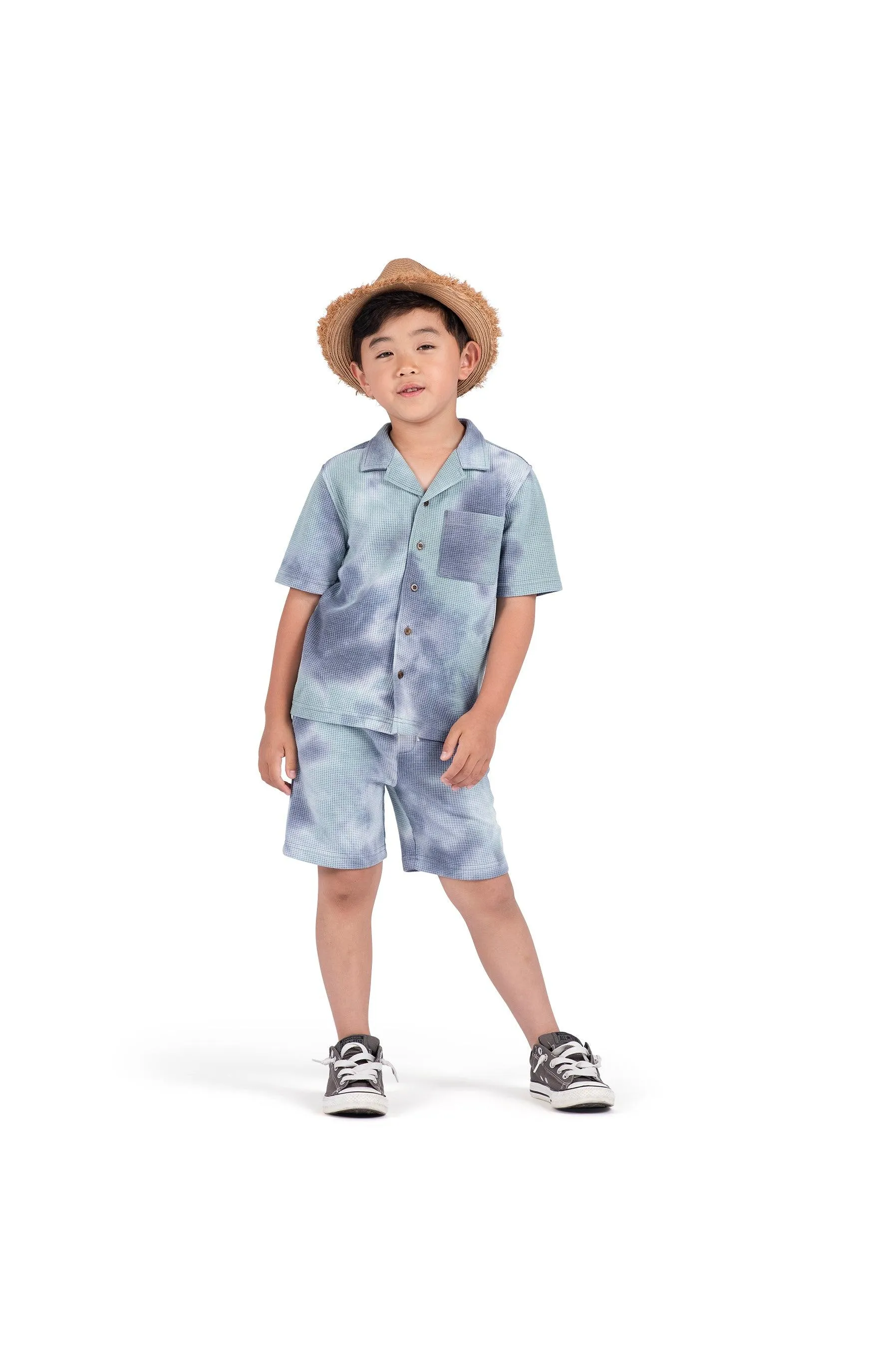 Boys Pants | Seafoam Tie Dye Resort Shorts | Appaman