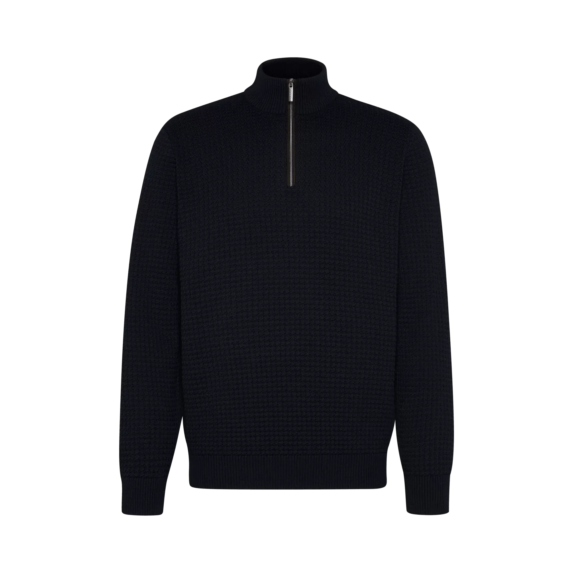 Bugatti Textured Quarter Zip Jumper