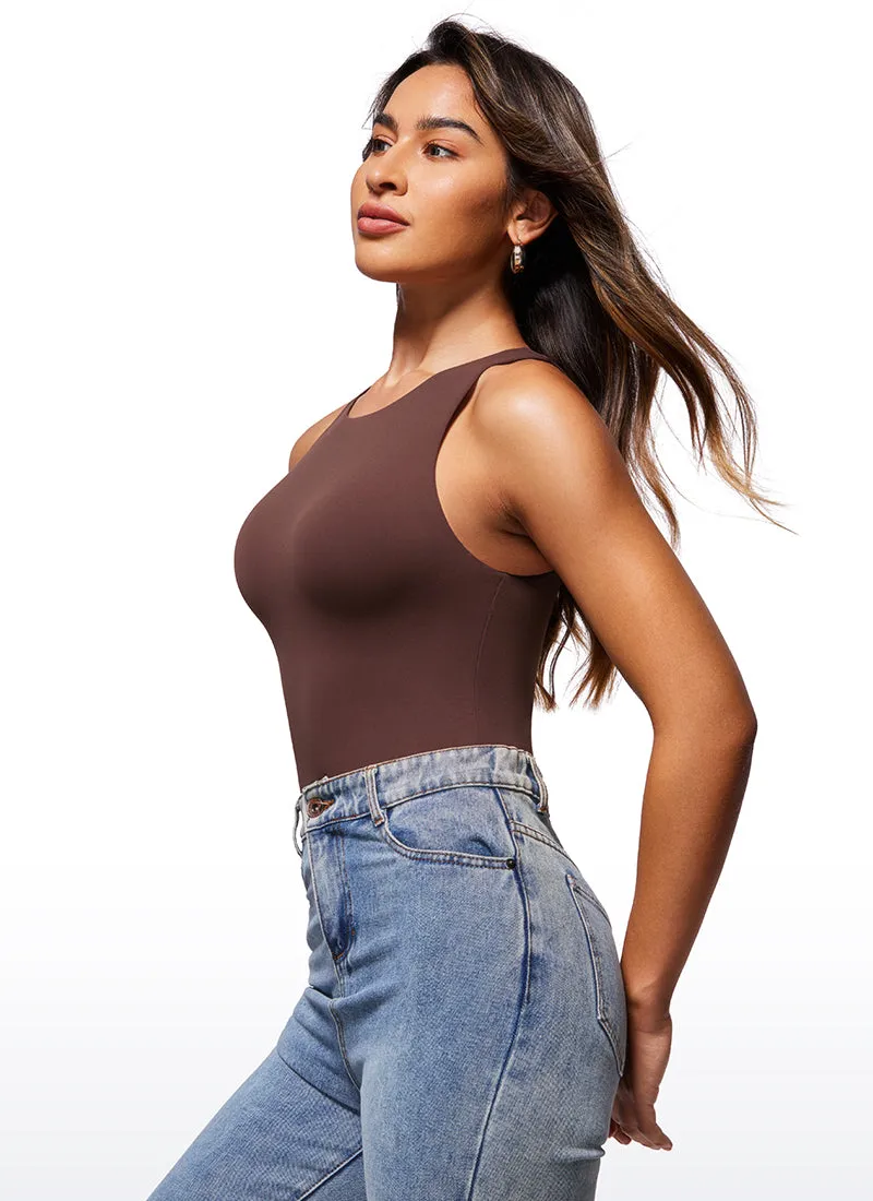 Butterluxe High Neck Racerback Bodysuits