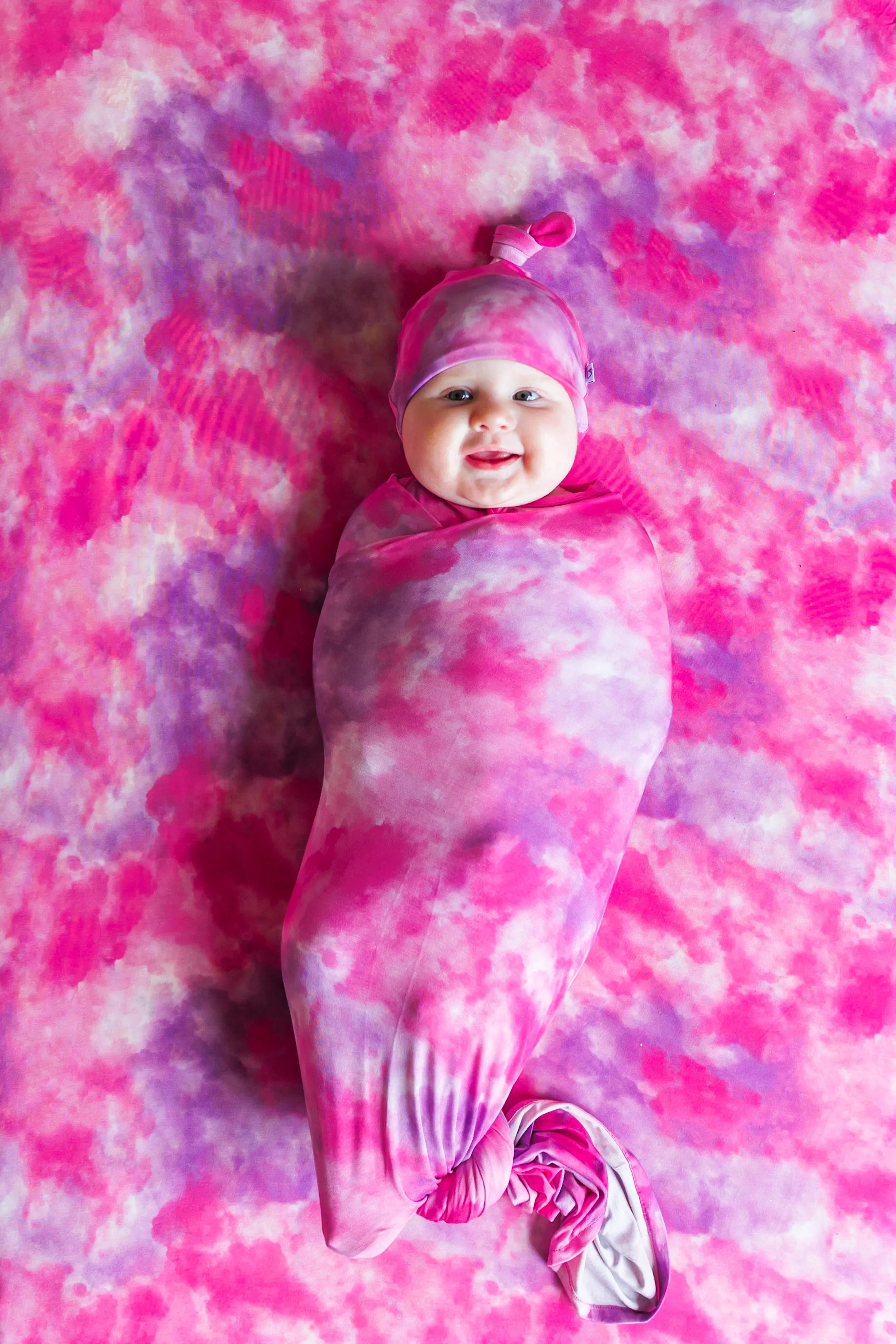 Candy Clouds Dream Swaddle & Beanie