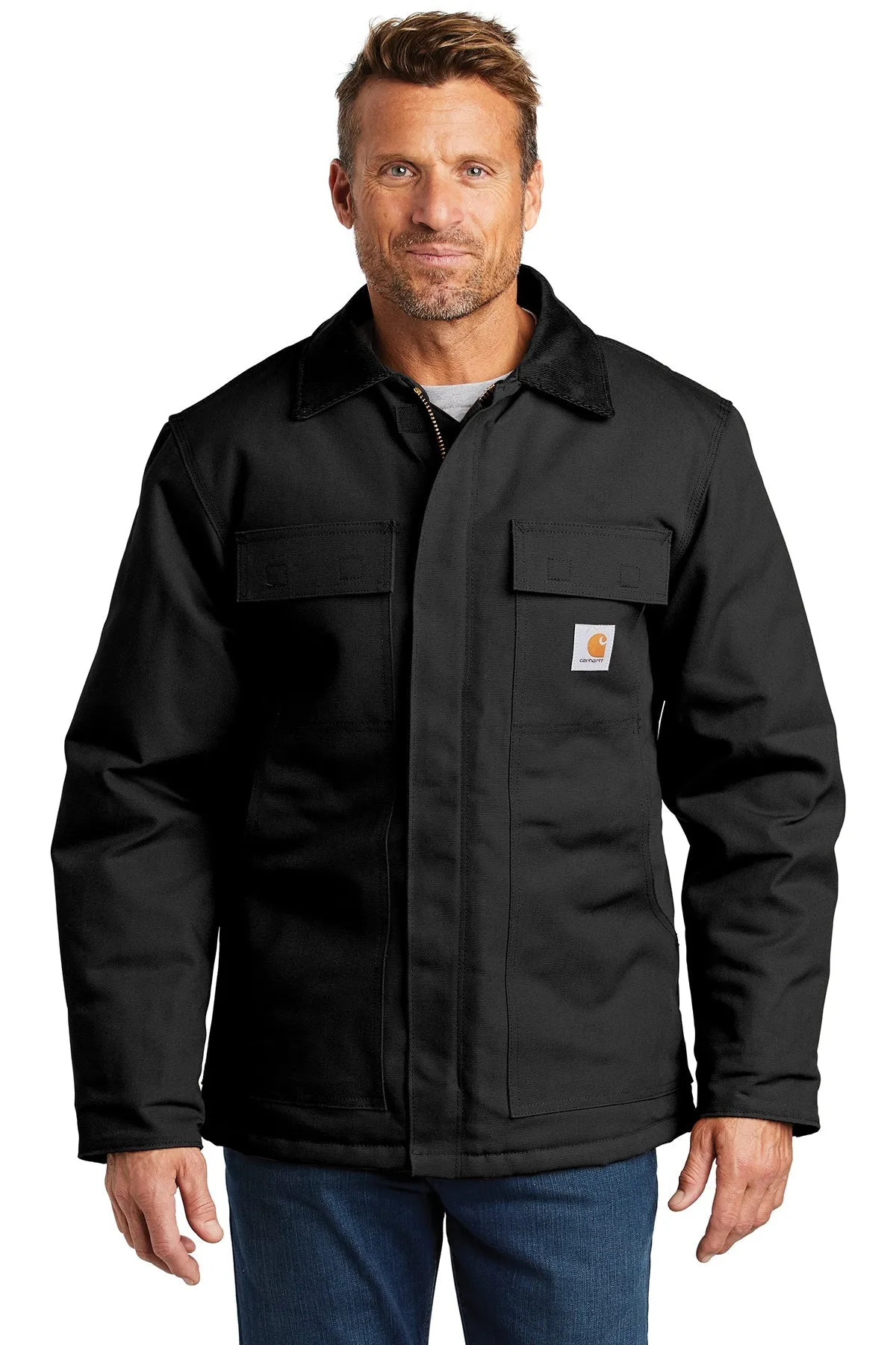 Carhartt Tall Duck Traditional Customized Coats, Black