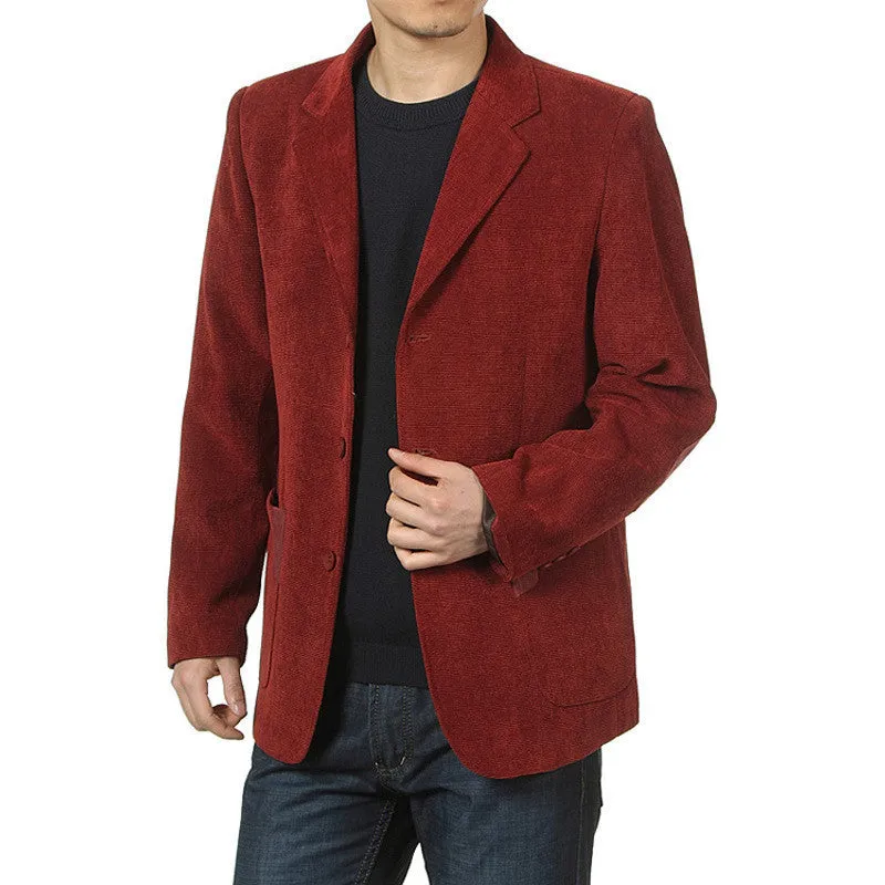 Casual Suit Corduroy Casual Suit Jacket