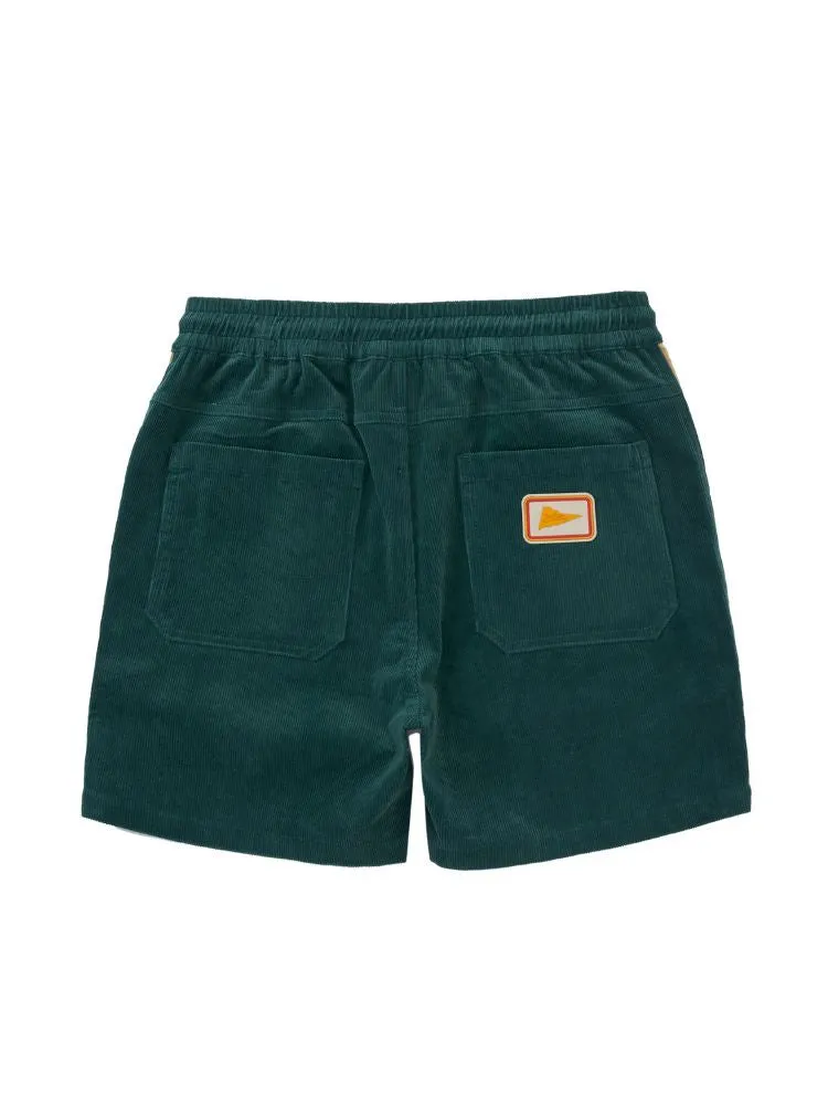 CHILLHANG 70s Retro Corduroy Patchwork Shorts