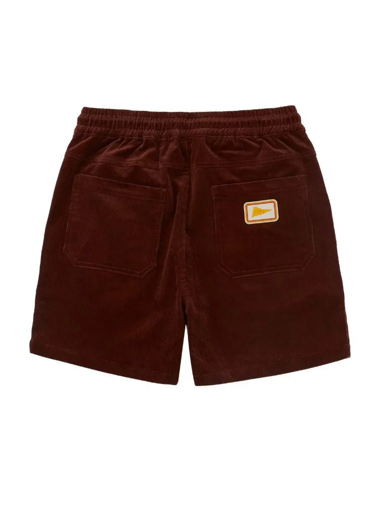 CHILLHANG 70s Retro Corduroy Patchwork Shorts