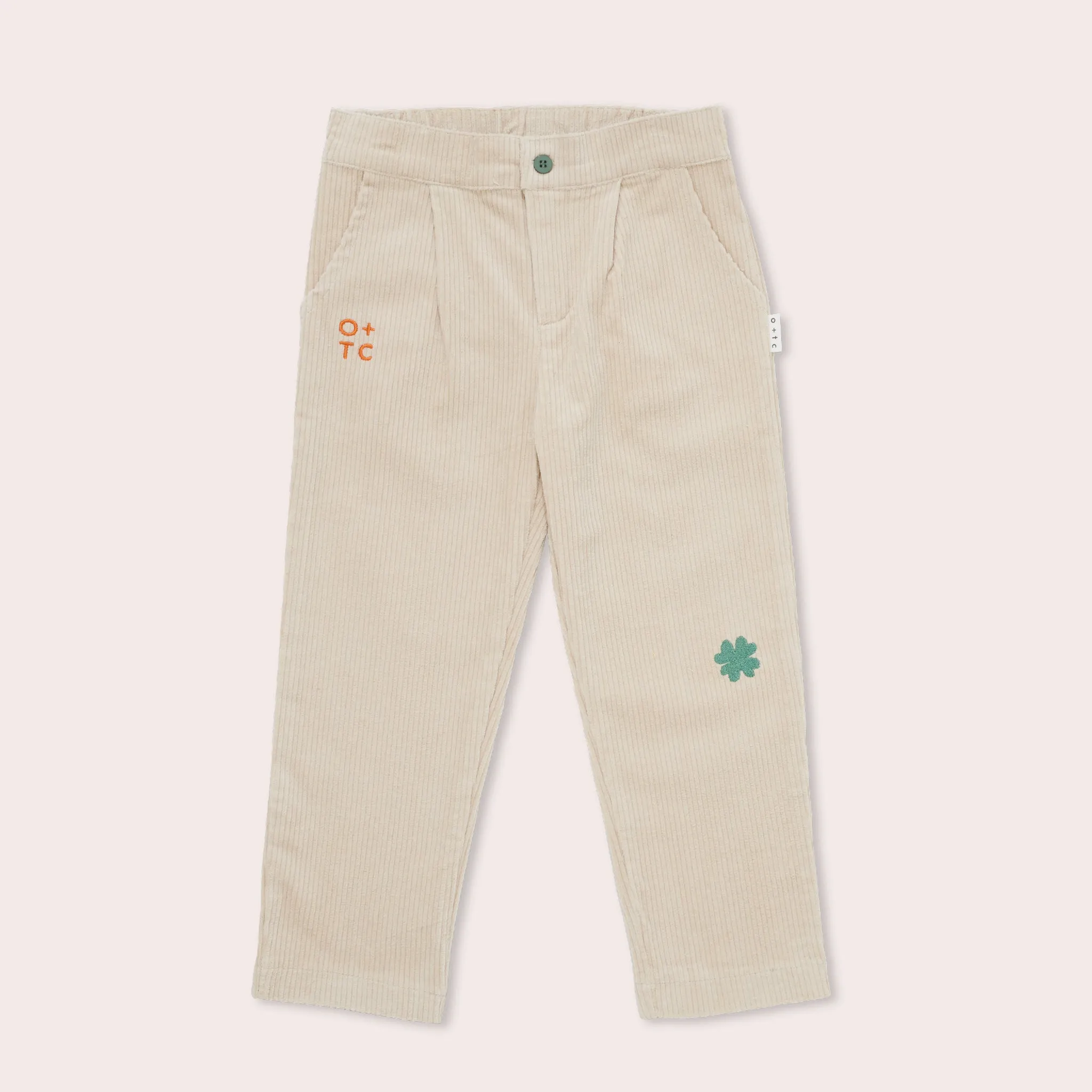 Clover Corduroy Wide Leg Pantsin