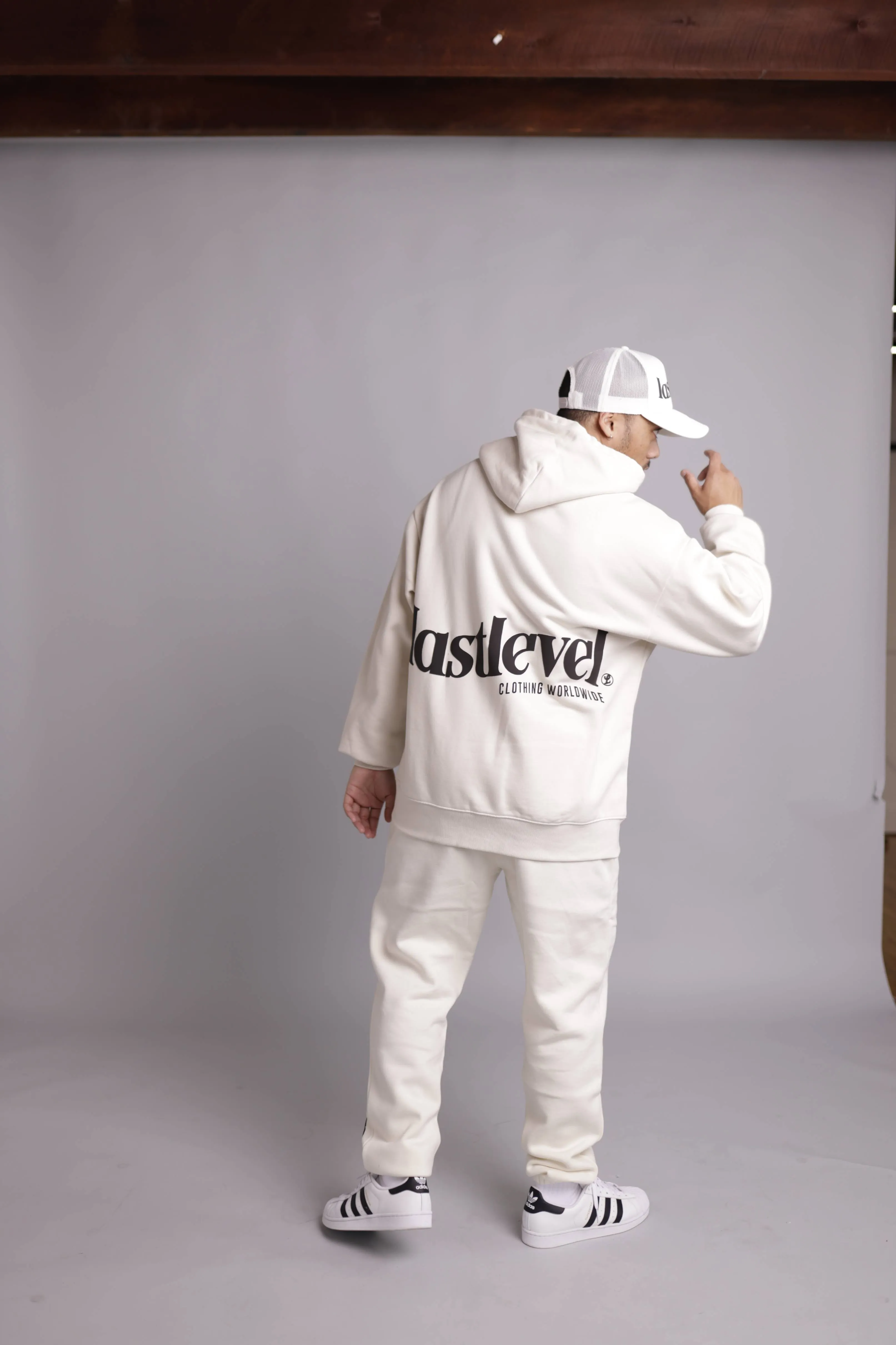 COMFY Fleece Track Pants - Off White