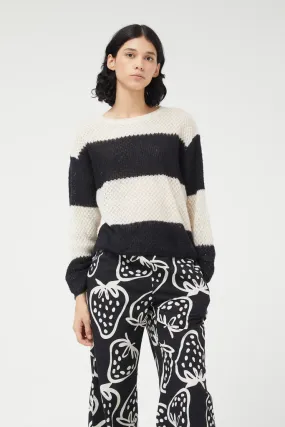 Compania Fantastica Black & White Striped Jumper