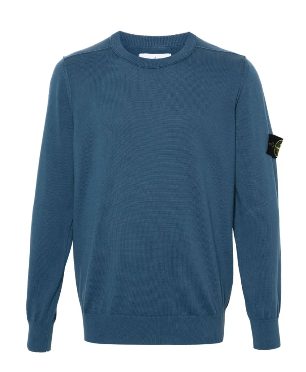 COMPASS-BADGE COTTON JUMPER