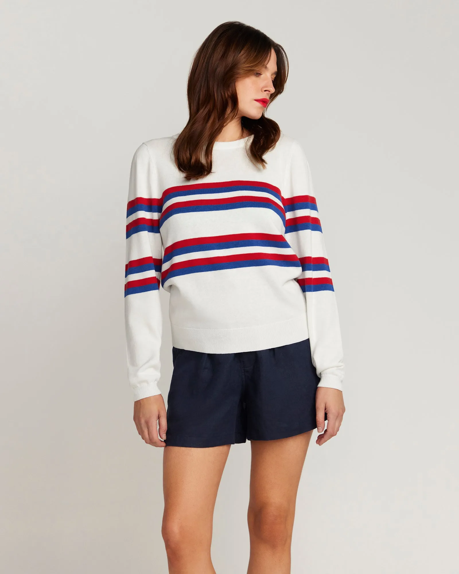 Cotton & Cashmere Saint Germain French Racer Sweater