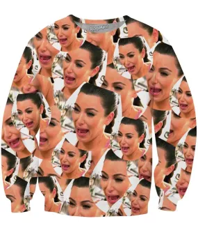 Crying Kim Crewneck Sweatshirt