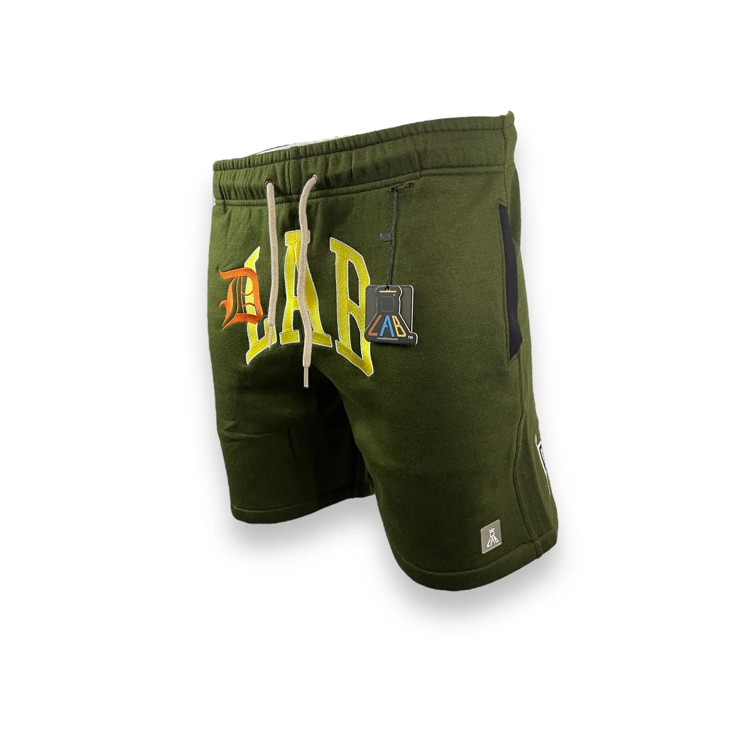 DLAB "SCRPT” SweatShort Olive Green