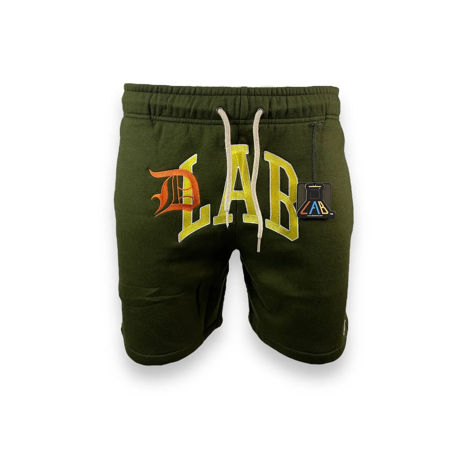 DLAB "SCRPT” SweatShort Olive Green