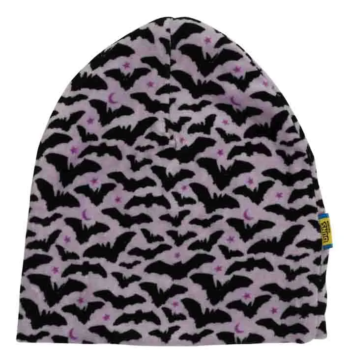 DUNS Beanie Hat - Bats Amethyst Orchid Velour