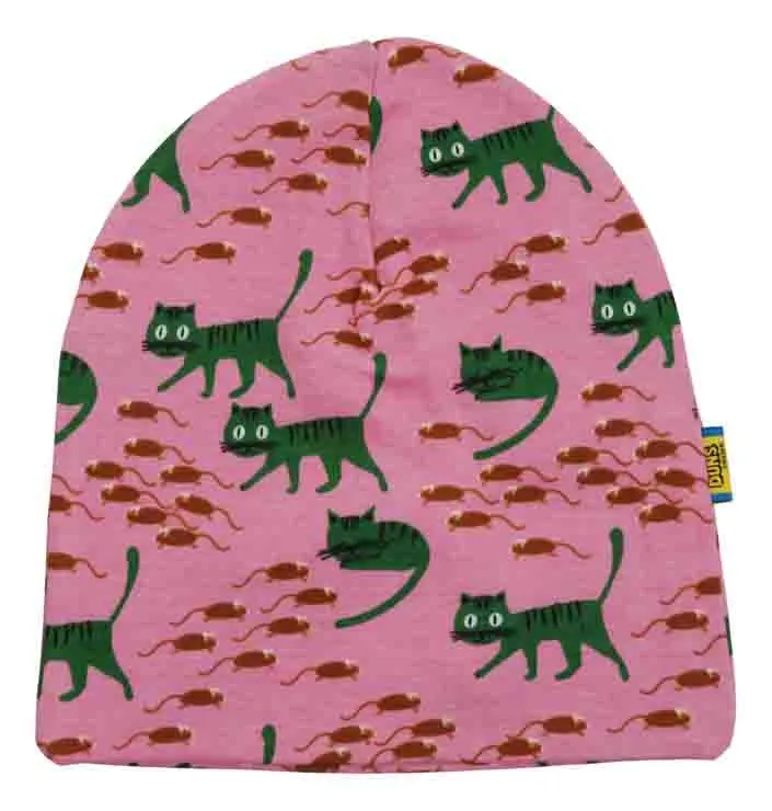 DUNS Beanie Hat - Cat Pink