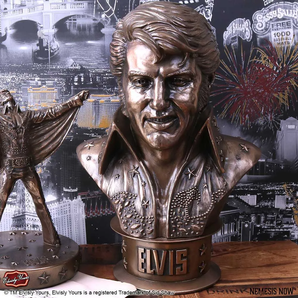 Elvisly Yours Elvis Presley Bust 33cm