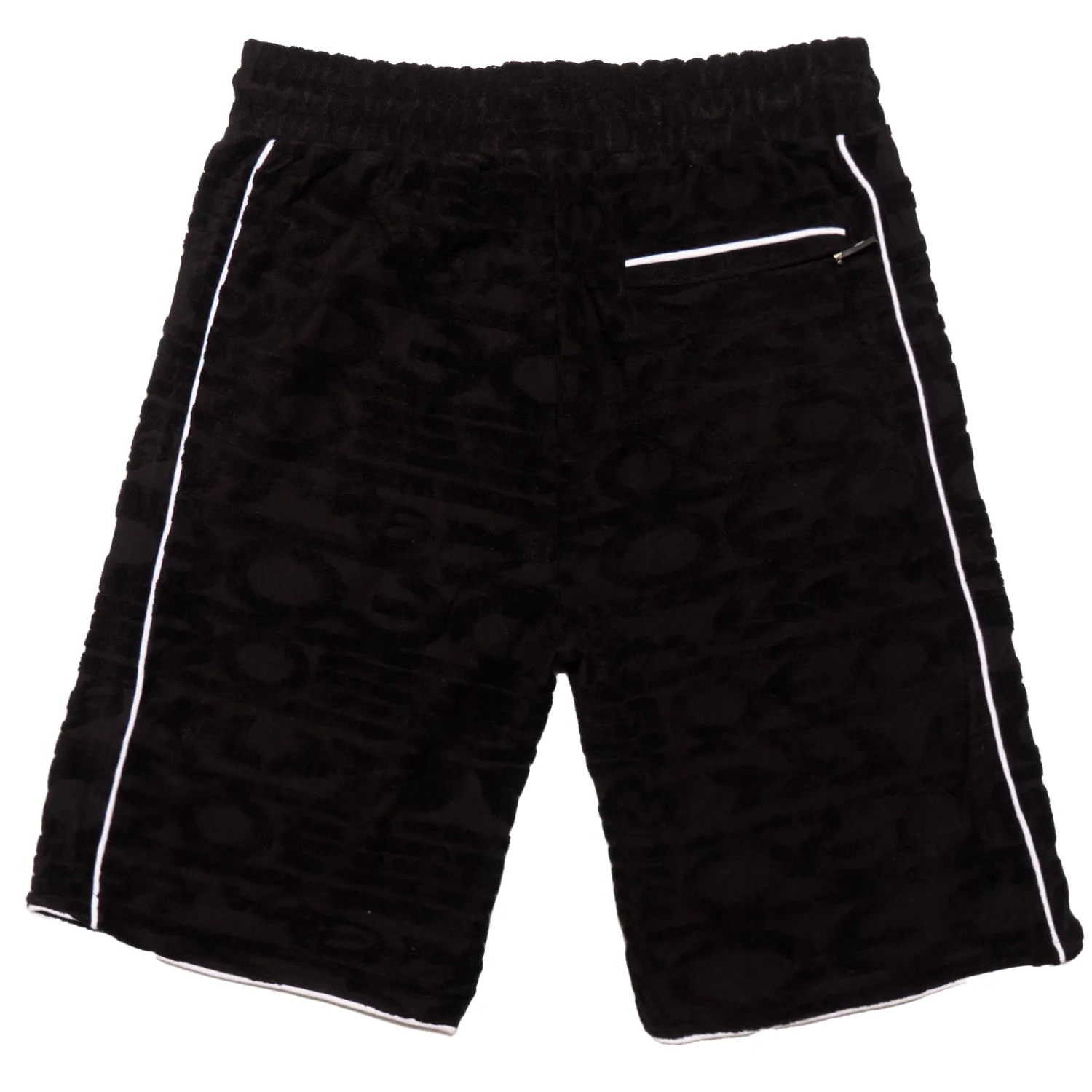 F678 Baroque Terry Shorts- Black