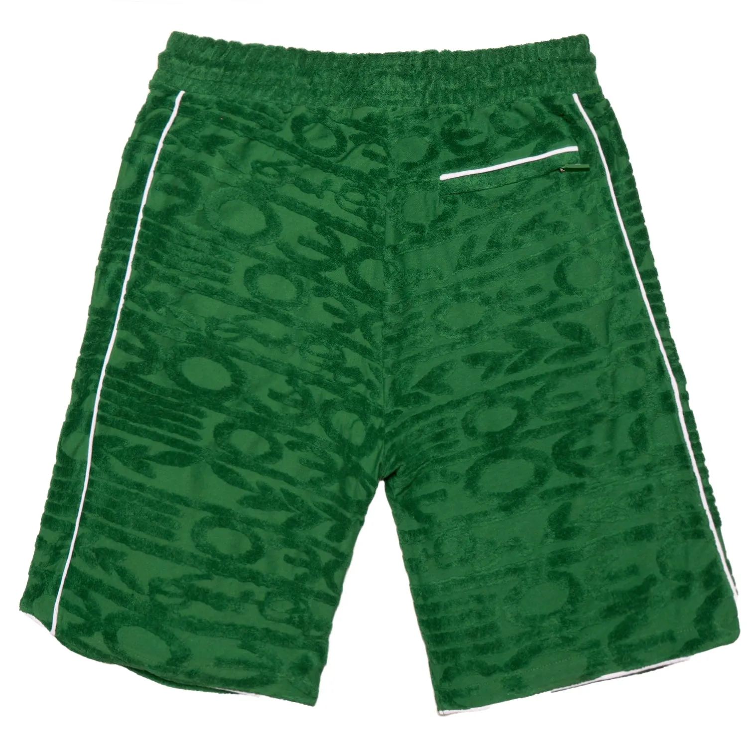 F678 Baroque Terry Shorts- Green