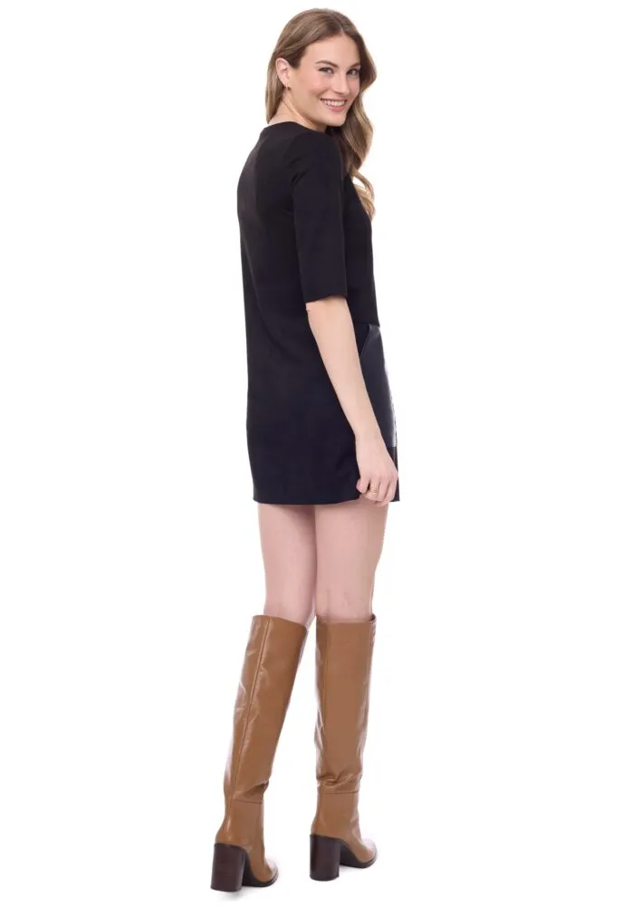 Fatima Vegan Suede Dress