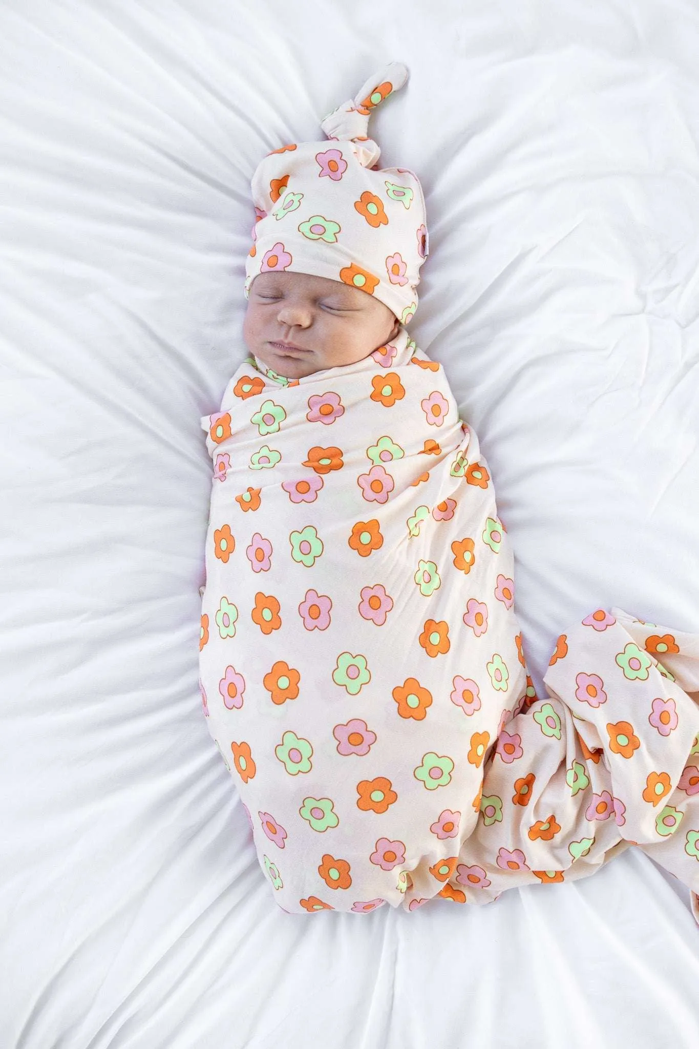 Feel'n Flowerful Dream Swaddle   Beanie