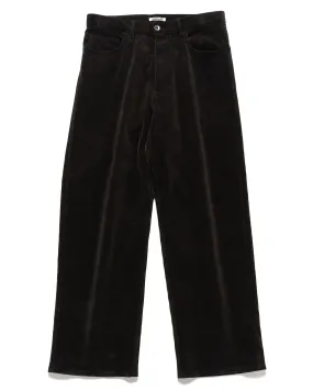 Finx Corduroy Pants Dark Brown