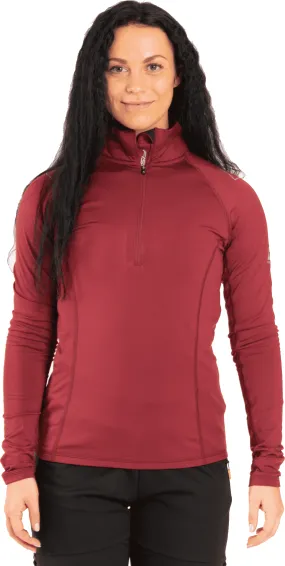 Fischer Women&#x27;s Vemdalen Baselayer Top Burgundy | Buy Fischer Women&#x27;s Vemdalen Baselayer Top Burgundy here | Outnorth