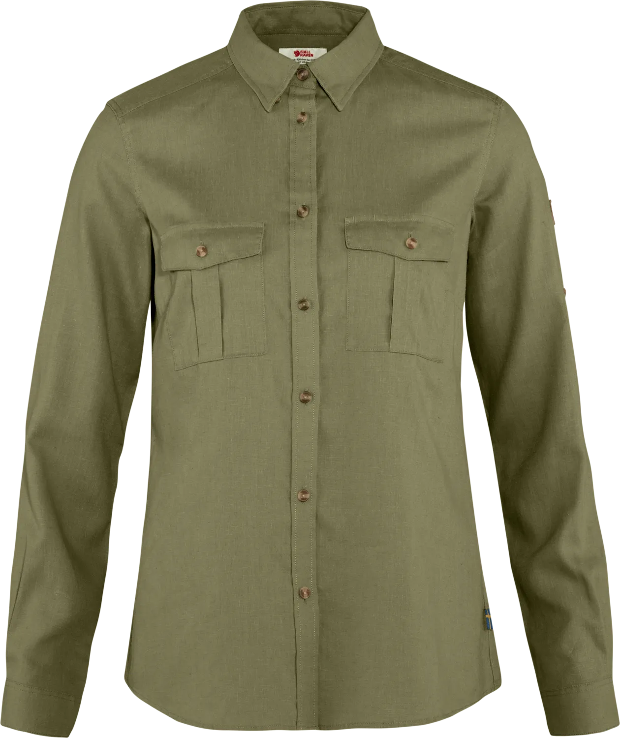 Fjällräven Women&#x27;s Övik Travel Shirt Long Sleeve Green | Buy Fjällräven Women&#x27;s Övik Travel Shirt Long Sleeve Green here | Outnorth