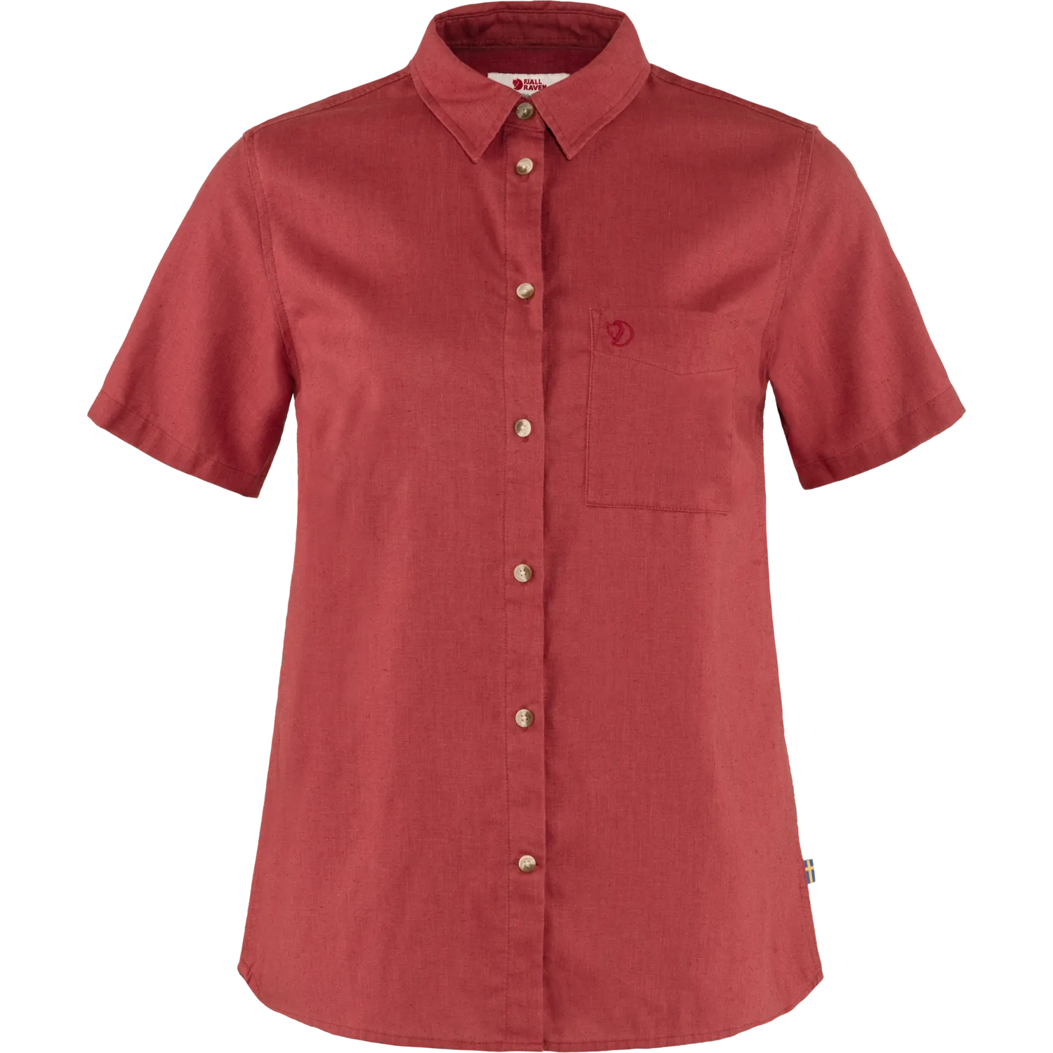 Fjällräven Women&#x27;s Övik Travel Shirt SS Raspberry Red | Buy Fjällräven Women&#x27;s Övik Travel Shirt SS Raspberry Red here | Outnorth