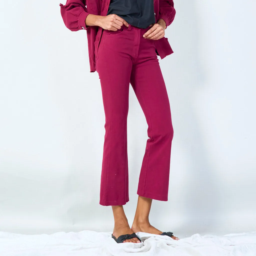 Flared corduroy pants wholesale