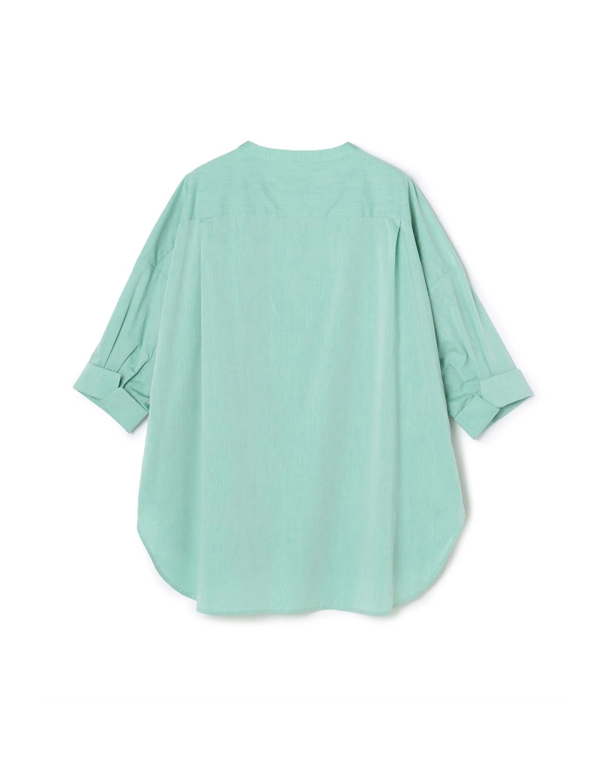 Folded Pocket Cotton Tunic Shirt