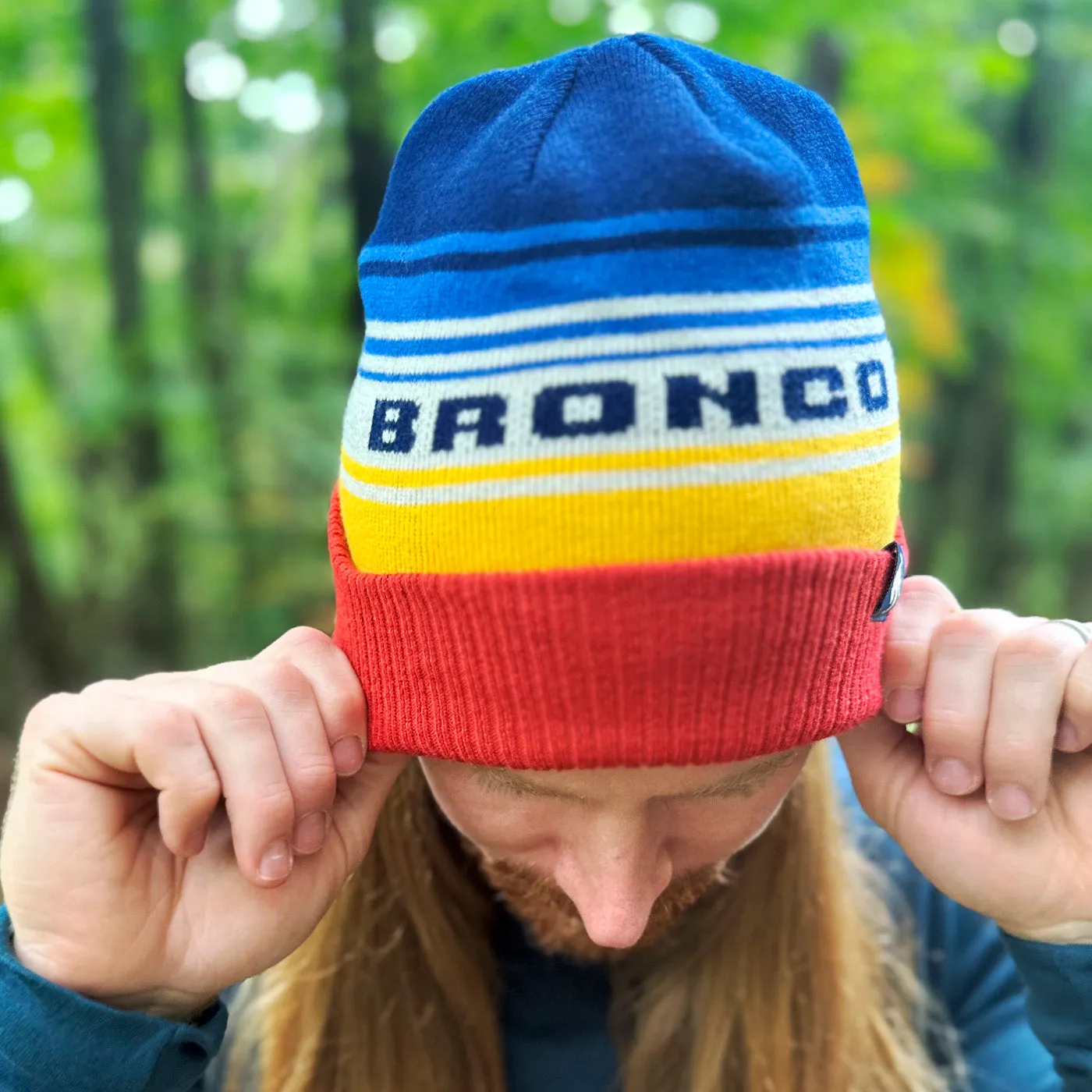 Ford Bronco Horizon Stripe Adult Knit Hat