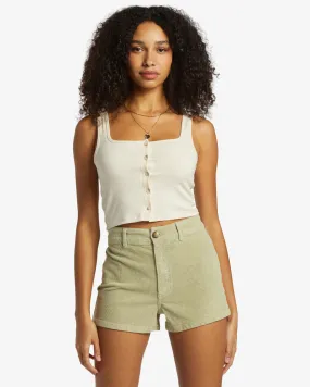 Free Fall Corduroy Shorts - Avocado