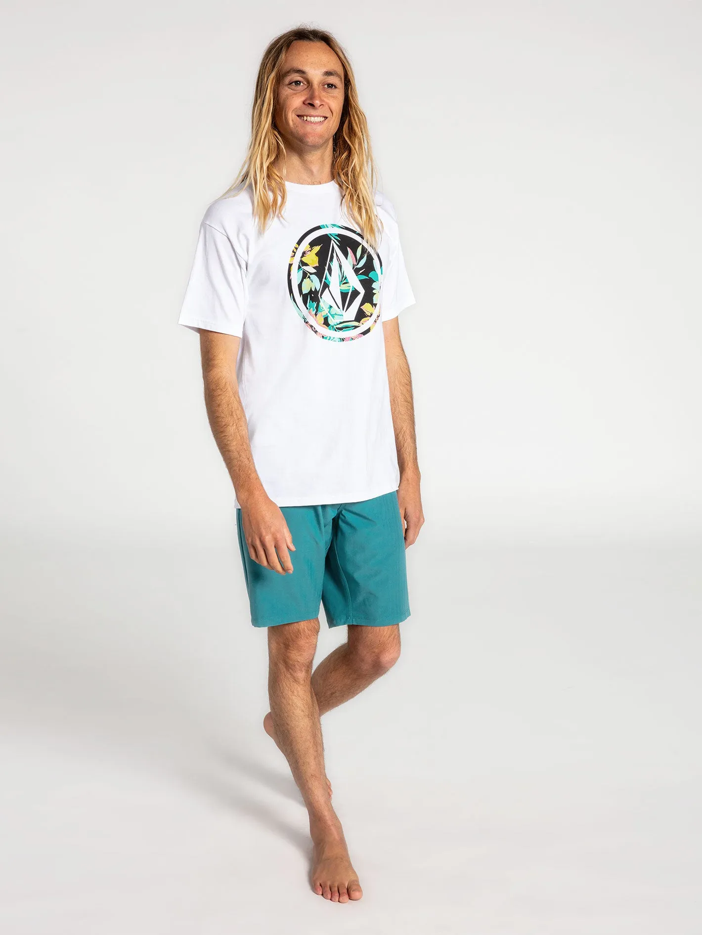 Frickin Surf N' Turf Slub Hybrid Shorts - Britt Blue