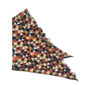 Geo Print Cotton Headscarf Bandana