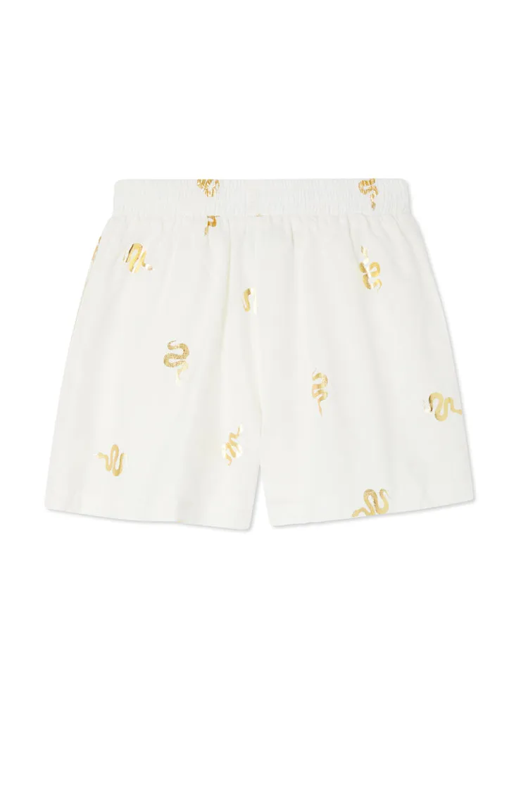 Gold Snake Elissa Shorts