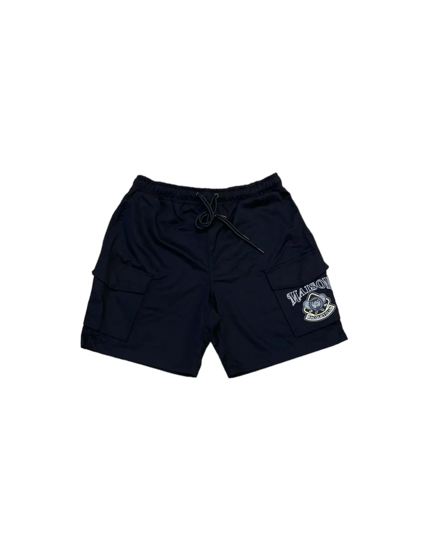 Graphic Polished Twill Shorts