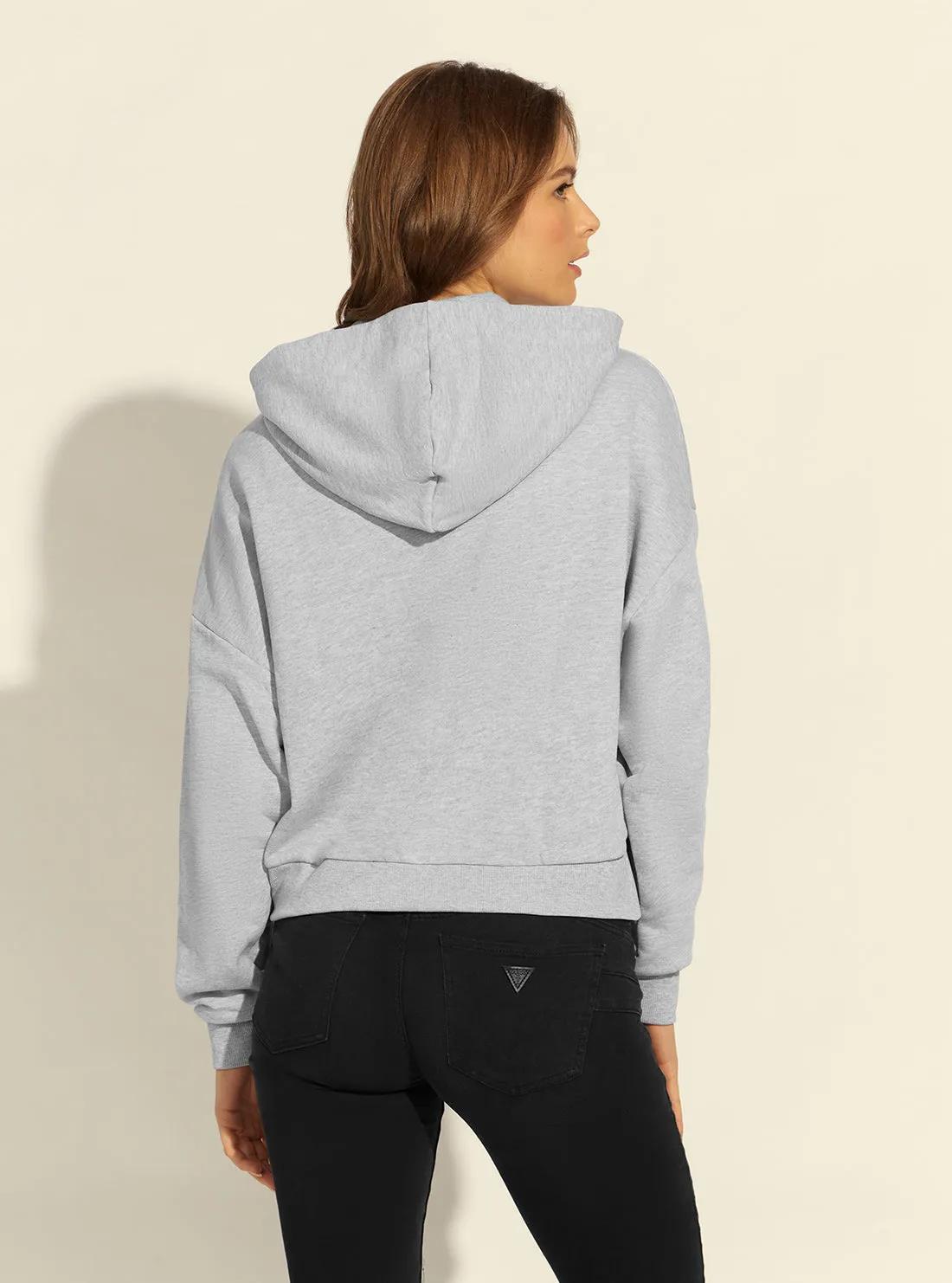 Grey Iconic Logo Hoodie Jumper