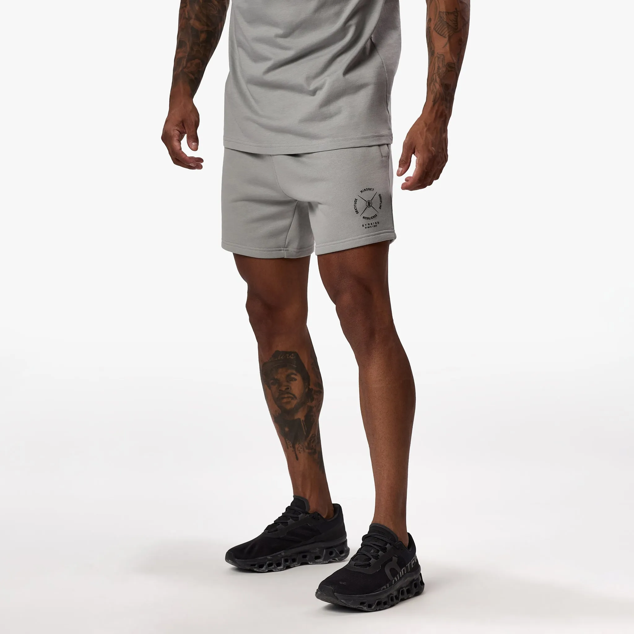 Gym King Compass Short - Urban Grey