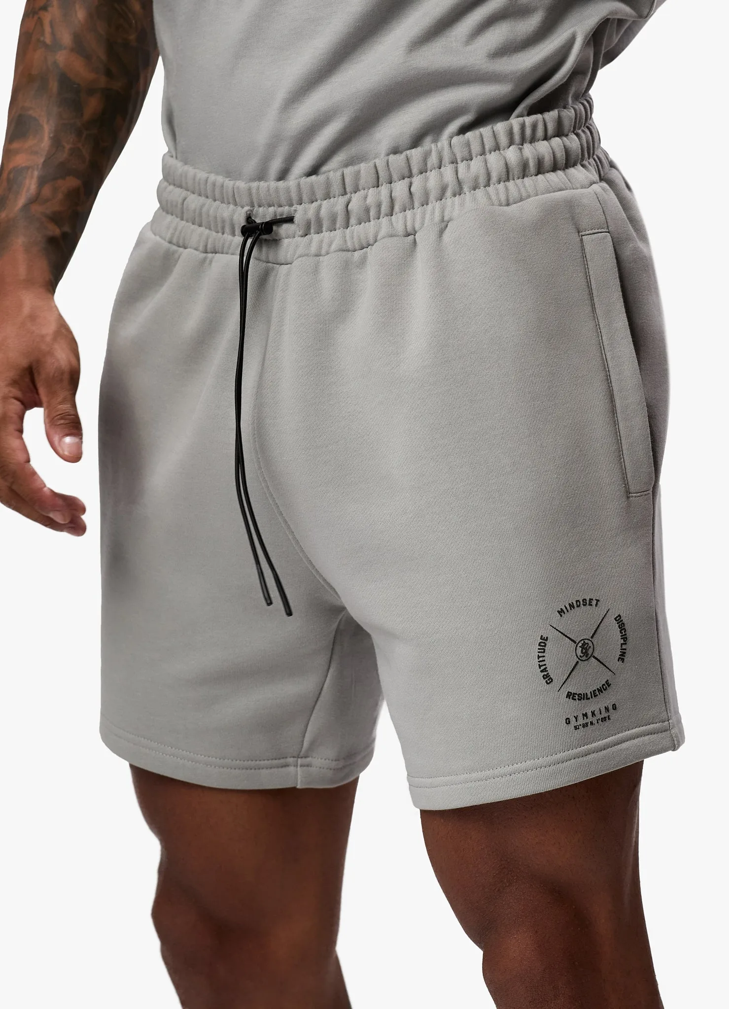 Gym King Compass Short - Urban Grey